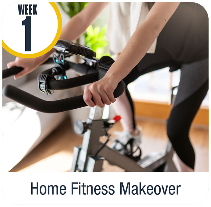 Week 1 prize home fitness makeover